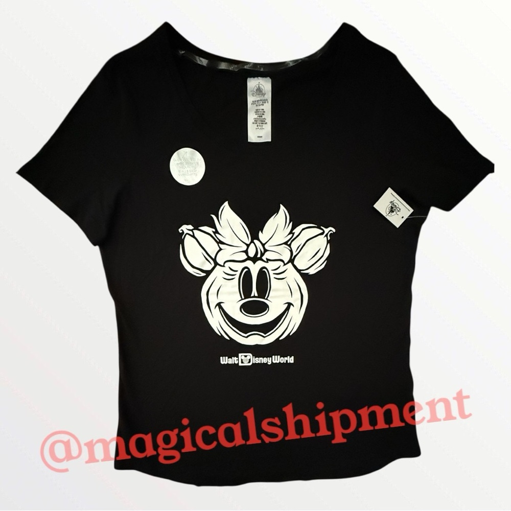 Disney Parks - Walt Disney World Minnie Mouse Jack-O'-Lantern Shirt for Women